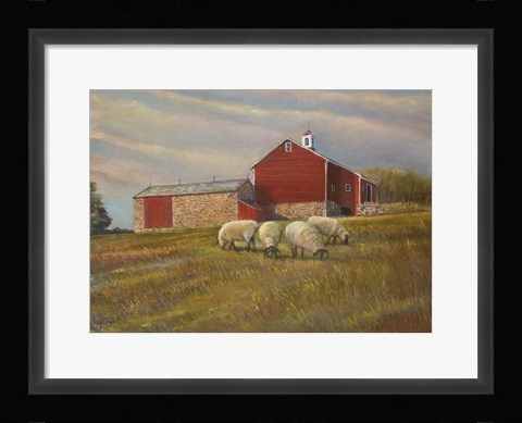 Framed Morning De Township Print