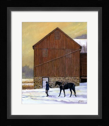 Framed Morning Lesson Print