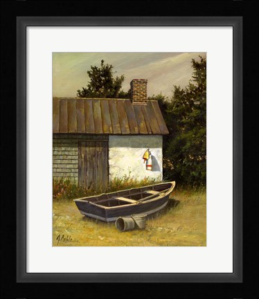 Framed Dory Shed Print