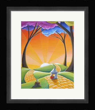 Framed There's No Place Like Home Print