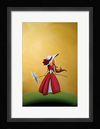 Framed Flower Girl Print