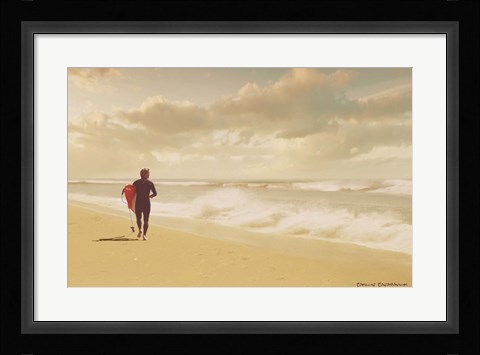 Framed Surfer Print