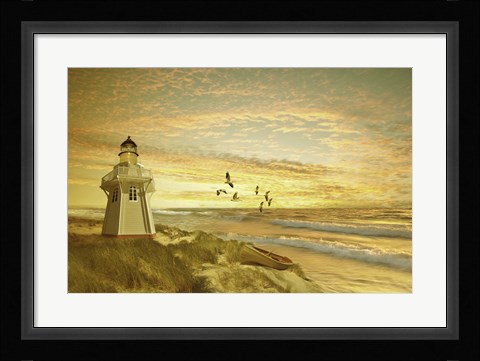 Framed Pacific Sunset 6 Print