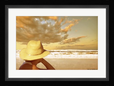 Framed Memories on the Beach 1 Print