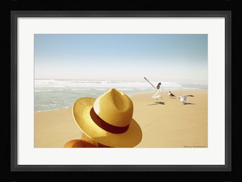 Framed Memories on the Beach 2 Print