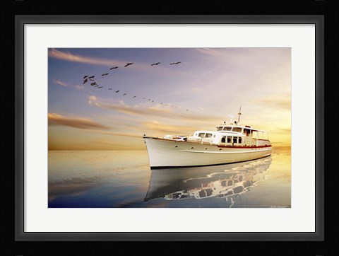 Framed Summer Sunset Print