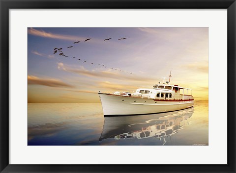 Framed Summer Sunset Print