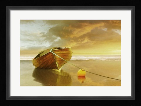 Framed Solitude of the Sea II Print