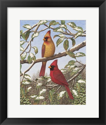 Framed Grandfather's Seasons Winter Print