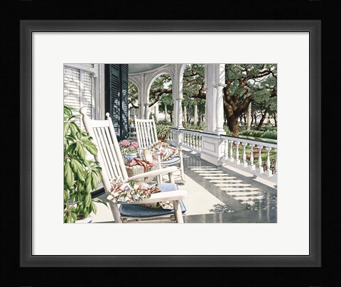 Framed View From the Veranda Print