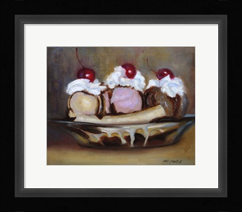 Framed Banana Split Print