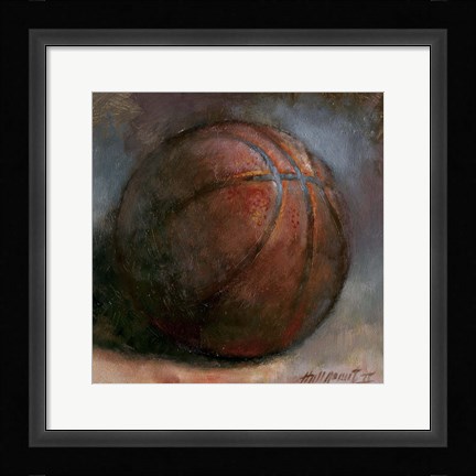 Framed Basketball Print