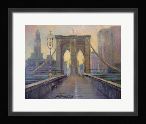 Framed Brooklyn Bridge Print