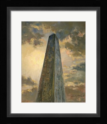 Framed Obelisk Print