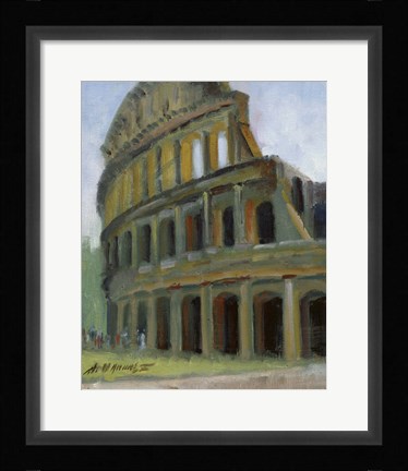 Framed Roman Colosseum Print