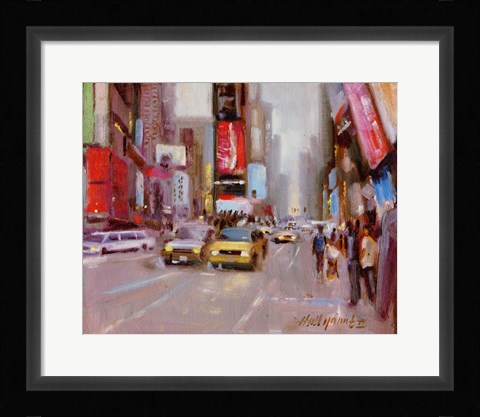 Framed Times Square Print