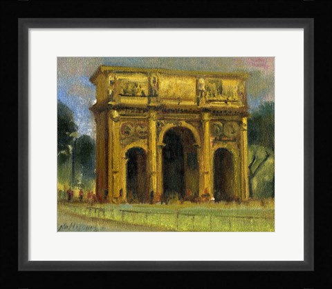 Framed Roman Arch Print