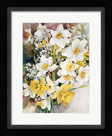 Framed Spring Daffodils Print
