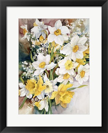 Framed Spring Daffodils Print