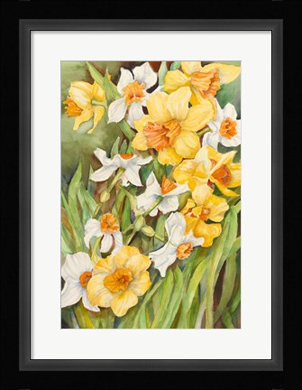 Framed Early Spring Flowers Print
