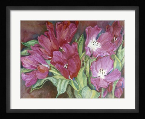 Framed Ruby Reds Print