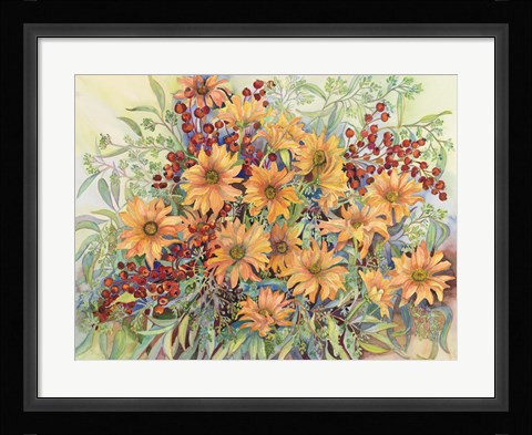 Framed Shades Of Autumn Print