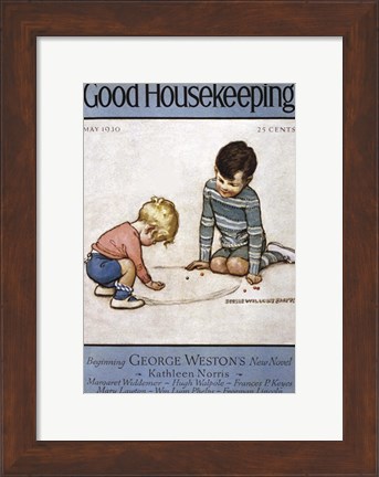 Framed Good Housekeeping May 1930 Print