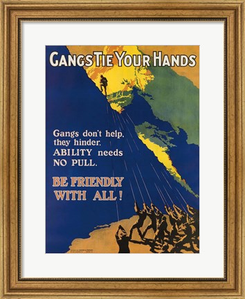 Framed Gangs Print