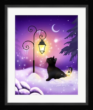 Framed Winter Twilight Print