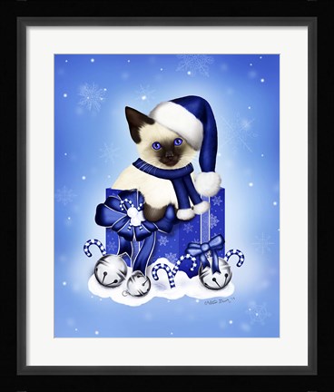 Framed Blue Winter Print