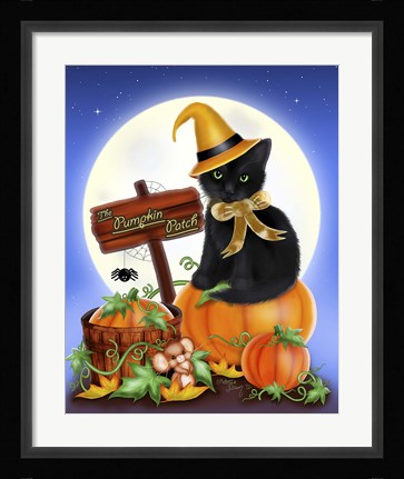 Framed Pumpkin Patch Print
