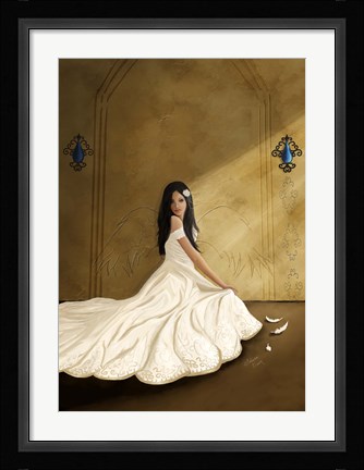 Framed Angel Fallen Print