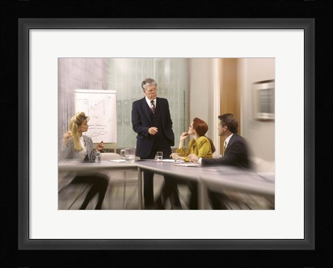 Framed Corporate Meeting Print