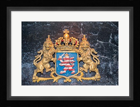 Framed Kupferberg Family Crest Print