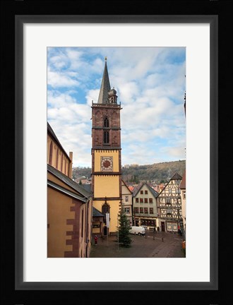 Framed Gothic Church Tower Print