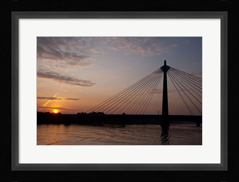 Framed Danube River Boat Trip Print