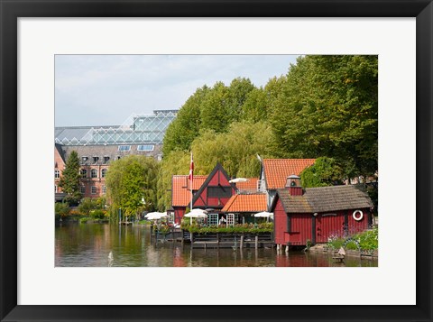 Framed Tivoli Gardens, Copenhagen, Denmark Print