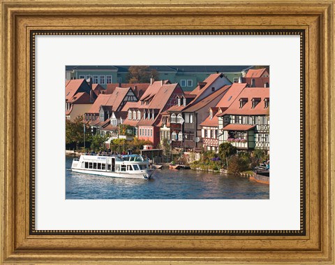 Framed Tour Boat in Little Venice Print