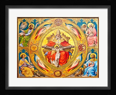 Framed Altar Painting, Cologne, Germany Print