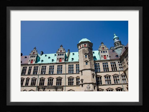 Framed Helsingoer Kronborg Castle Print