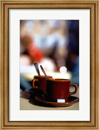 Framed Cafe, Aix En Provence, France Print