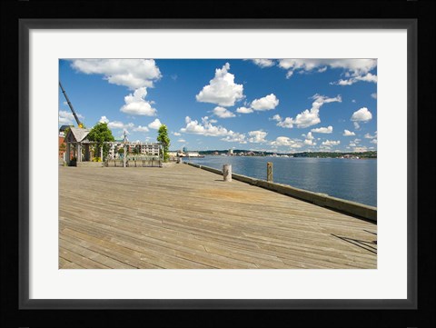 Framed Nova Scotia, Halifax Cruise Ship Print