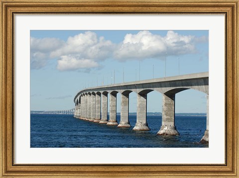 Framed Confederation Bridge, Prince Edward Island Print