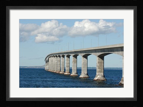 Framed Confederation Bridge, Prince Edward Island Print