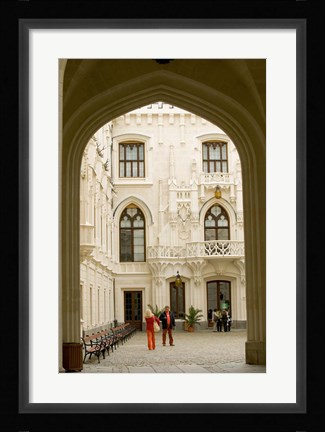 Framed Hluboka Castle, Czech Republic Print