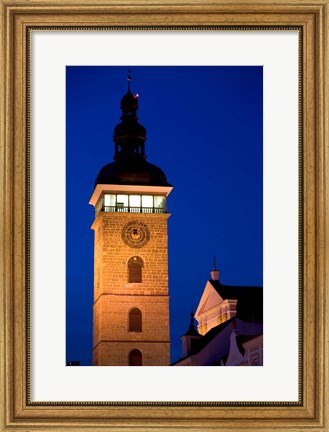 Framed Church Tower, Ceske Budejovice Print