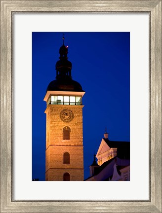 Framed Church Tower, Ceske Budejovice Print