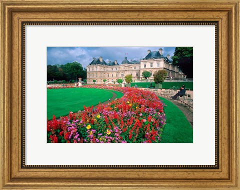 Framed Luxembourg Palace in Paris, France Print