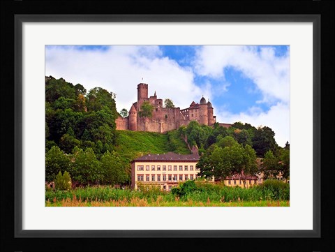 Framed Wertheim Castle, Germany Print