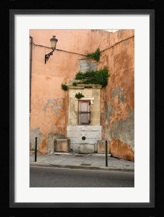 Framed Port and Commercial Town of Corsica, France Print